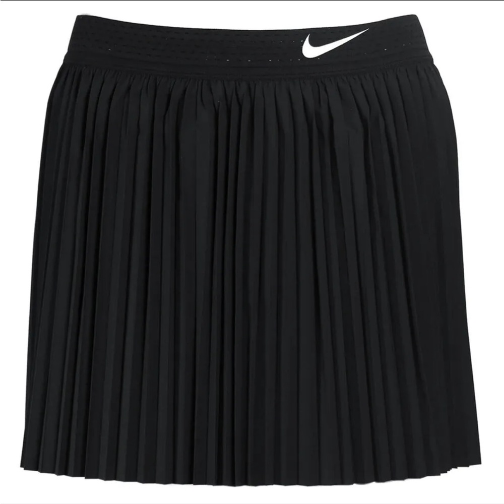 Nike Dri-FIT Advantage Pleated Tennis Golf Skirt 2023 Women Black/White Medium